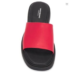 Vagabond Connie Sandal in Bright Red - Size 38 (NWT/NIB)